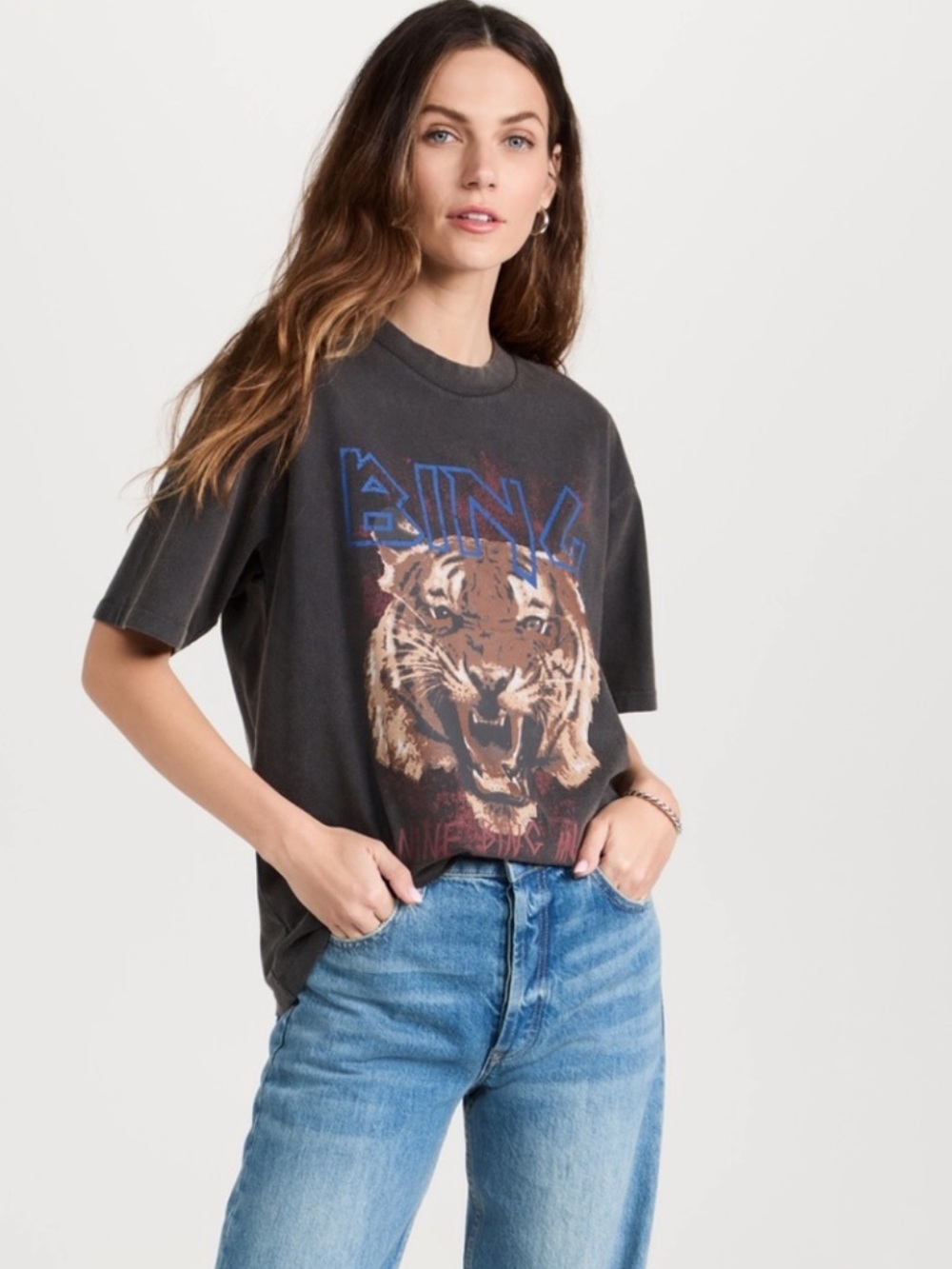 Anine Bing t shirt tiger size L